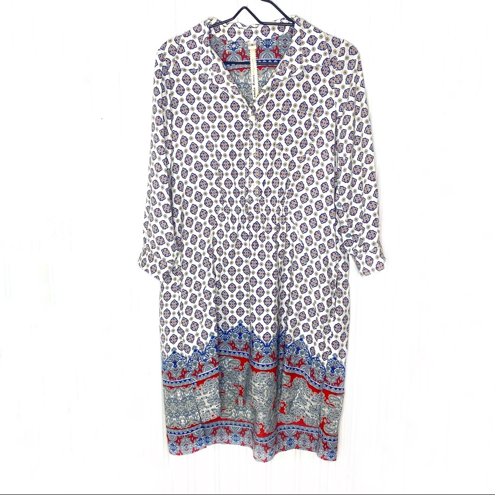 Anthropologie Uncle Frank Paisley Oversized Dress